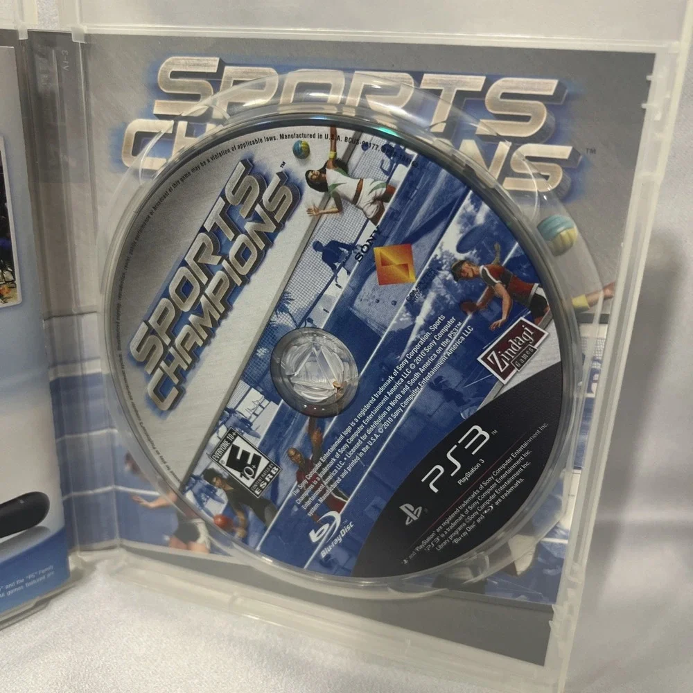 Sony Sports Champions PS3 Game Unisex OS Blue PlayStation Move Required 2010